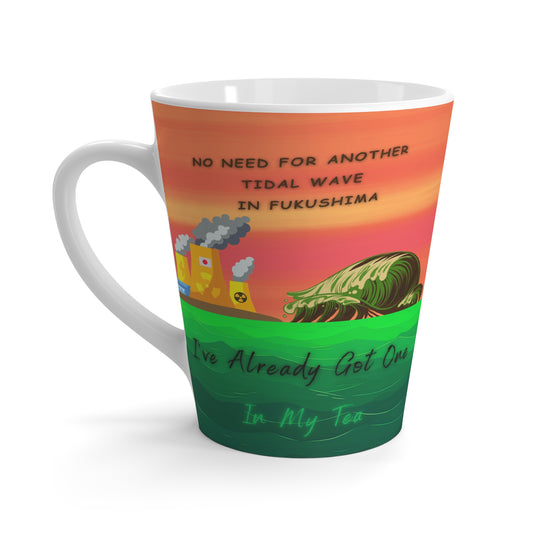 Green Tidal Wave - Latte Mug